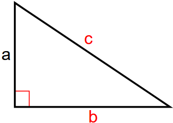 Calcule o comprimento da perna a  de um triângulo usando o teorema de Pitágoras